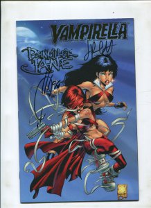 VAMPIRELLA/PAINKILLER JANE GOLD (9.2) SIGNED BY QUESADA AND PALMIOTTI