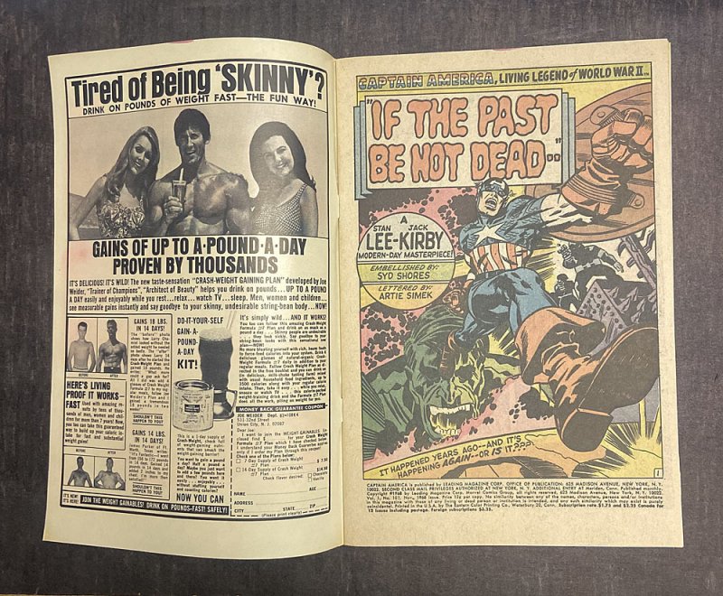 Captain America #107 (8.0 VFN ) Jack Kirby / 1st Dr. Faustus  / 1968