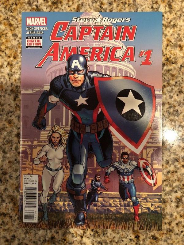 Marvel Steve Rogers Captain America 1 Hail Hydra 2016 1st Print