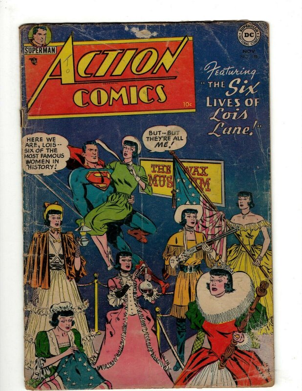 Action Comics # 198 VG DC Comic Book Superman Batman Green Lantern Flash KD1