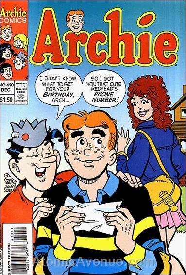 Archie #430 VF/NM ; Archie | Redhead Girl Cover