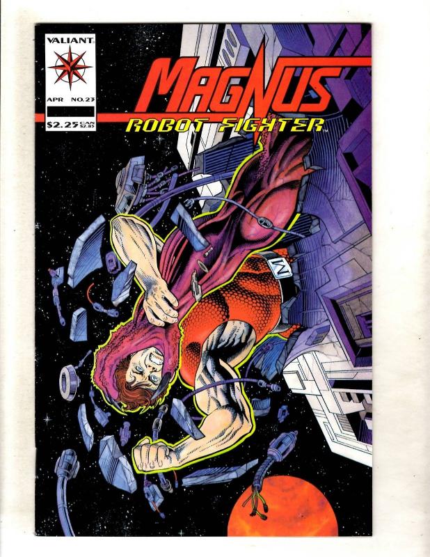 Magnus Robot Fighter # 23 NM Valiant Comic Book Rai Bloodshot Unity MR6