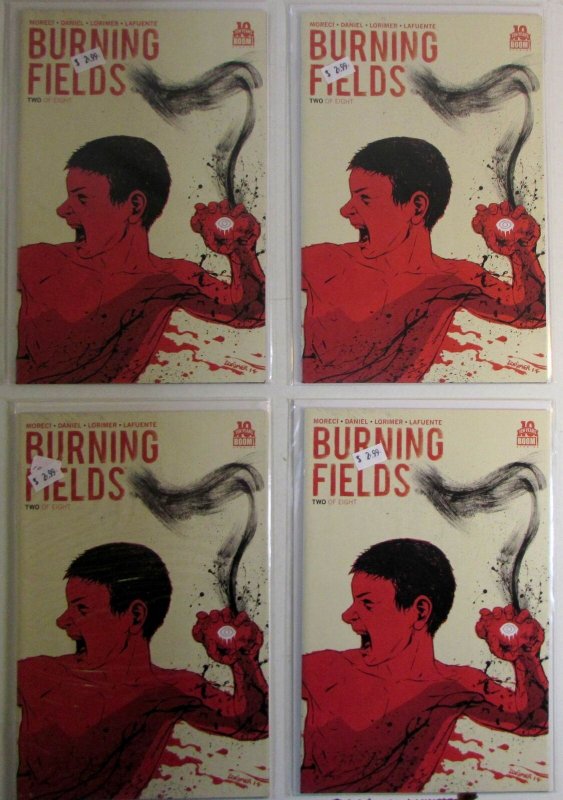 2015 Burning Fields Lot of 4 #2 x4 Boom Studios NM 1st Print Comic Books