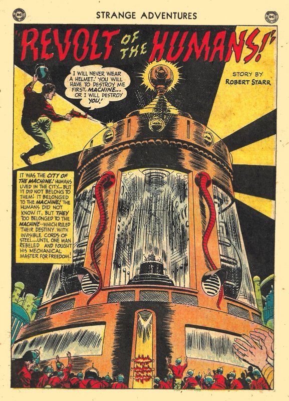 STRANGE ADVENTURES #8 (May1951) 4.5 VG+ SciFi from G. Fox!  G. Kane!  A. Toth!