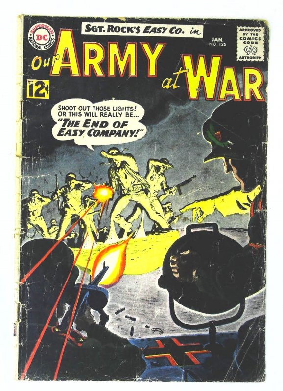 Our Army at War (1952 series)  #126, Good+ (Actual scan)
