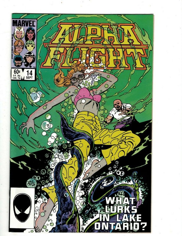 13 Alpha Flight Marvel Comics # 14 15 16 11 12 17 18 19 20 21 22 23 24 J430