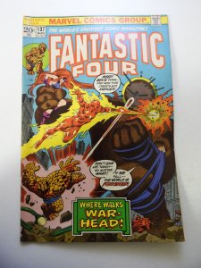 Fantastic Four #137 (1973) VG Condition moisture stain