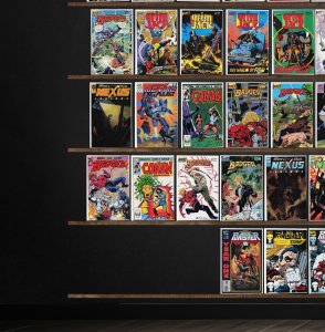 Huge Lot 170+ Comics with Badger, Grimjack, Star Trek, Nexus & More!