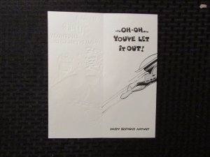 1978 SUPERMAN Birthday Card NM 9.4 Mark 1