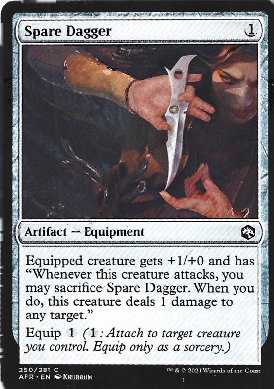 Magic the Gathering: Adventures in the Forgotten Realms - Spare Dagger