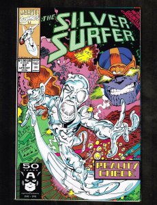 Silver Surfer  #57~ Thanos CVR ~ 1991 (9.2)  WH