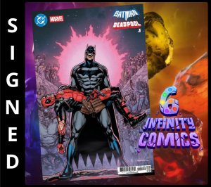 BATMAN DEADPOOL 1 ? SOOK CRISIS ON INFINITE EARTHS 7 HOMAGE SIGNED WILLIAMSON