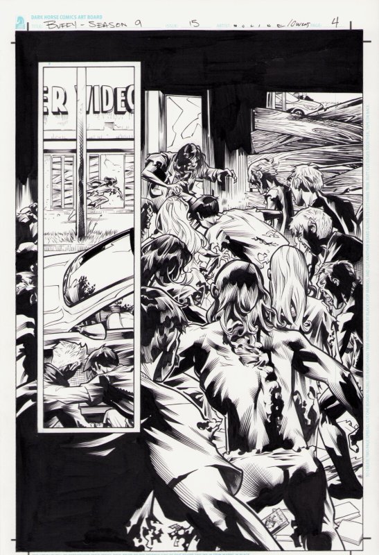 Buffy The Vampire Slayer Season 9 #15 Pg. 4 - Interior Page - Karl Moline