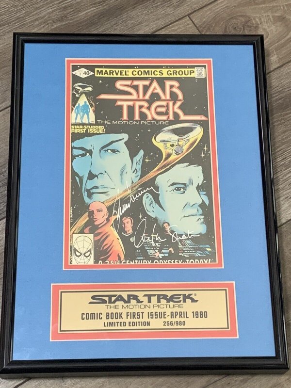 Star Trek The Motion Picture Comic Signed William Shatner Leonard Nimoy 256/980