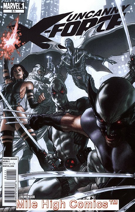 UNCANNY X-FORCE (2010 Series)  (MARVEL) #5 .1 Very Good Comics Book