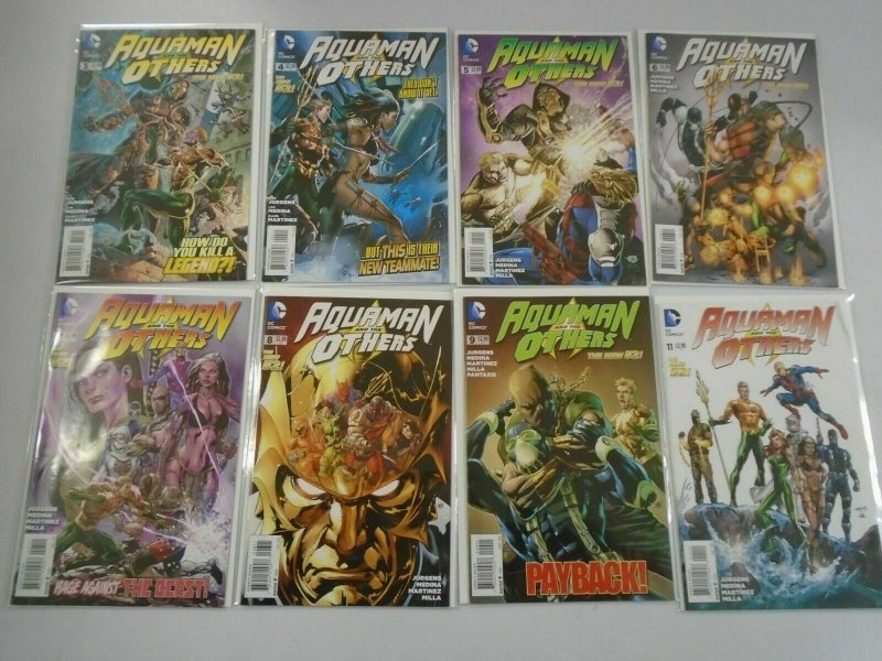 Aquaman and the Others lot 8 diff from:#3-11 8.0 VF (2014-15)