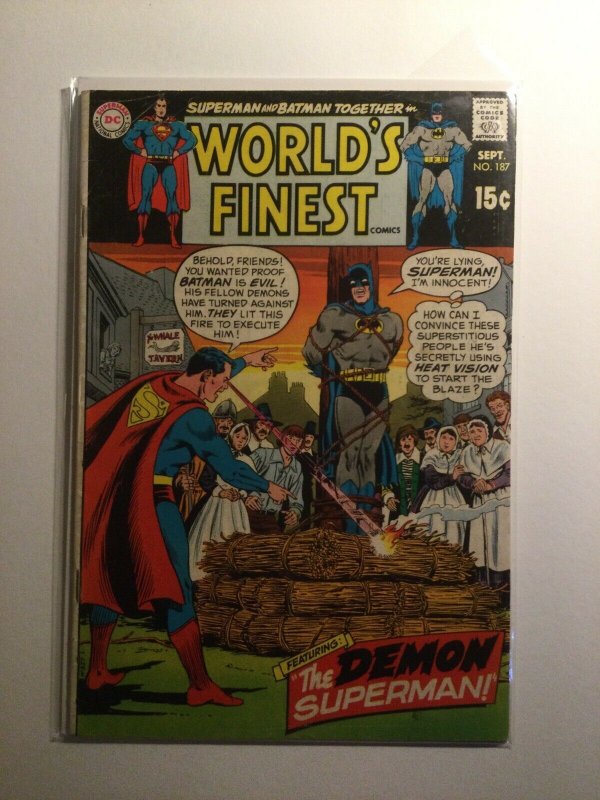 Worlds Finest 187 Very Good vg 4.0 Dc Comics