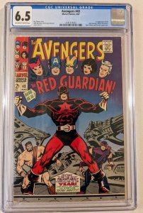 Avengers #43 CGC 6.5 1967 1st Appearance Of Red Guardian Key Issue Thunderbolts