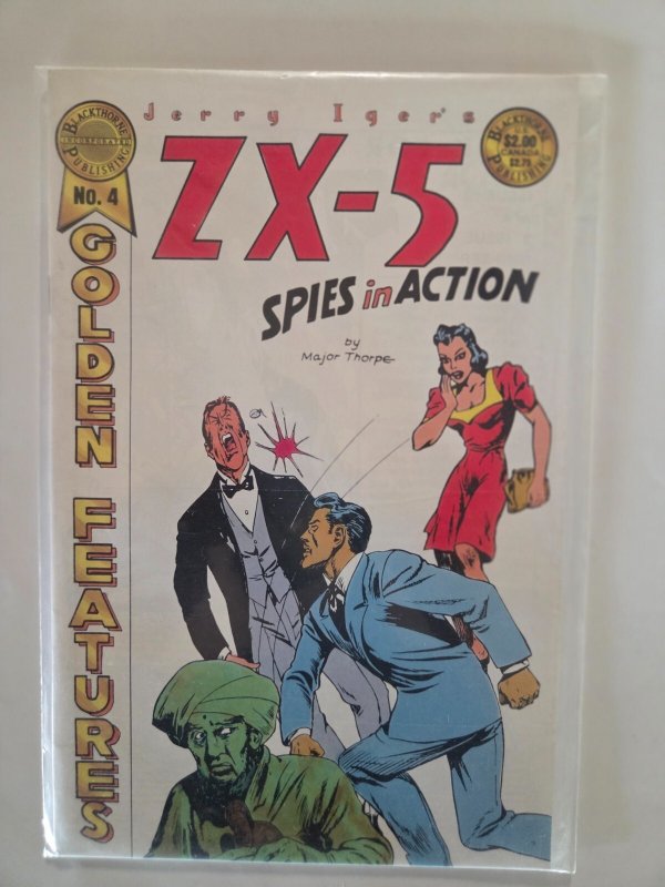 ZX-5 #4 VF-NM blackthorne Publishing Comic Book 20 TJ87