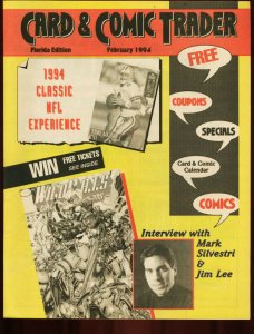 CARD AND COMIC TRADER 1994 FEB-JIM LEE-MARK SILVESTRI FN/VF