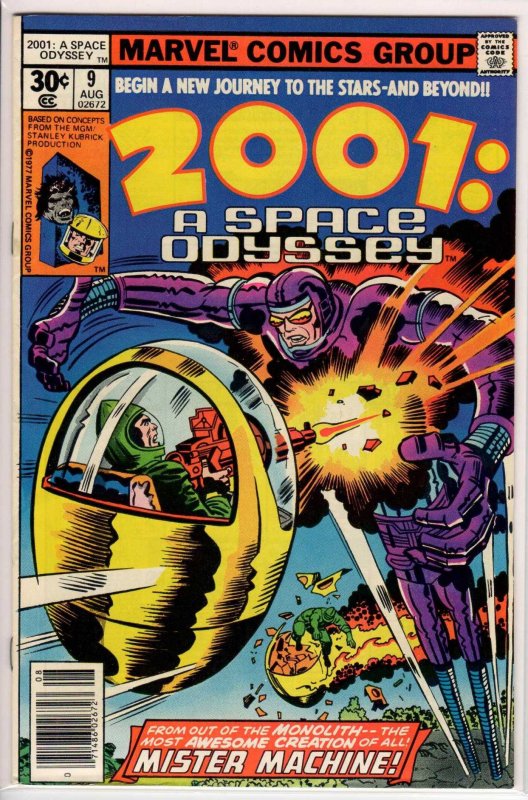 2001, A Space Odyssey #9 (1977) 6.5 FN+