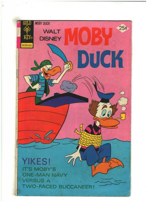 Walt Disney Moby Duck #21 VG 4.0 Gold Key Comics 1975 