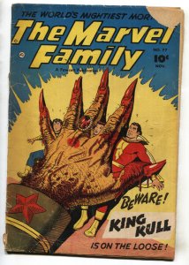 Marvel Family #77 1952-Communist threat cover-comic book
