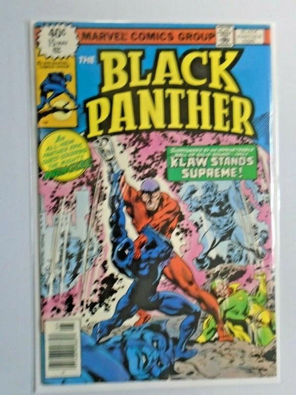 Black Panther #15 last issue 1st Series 5.0 (1979)