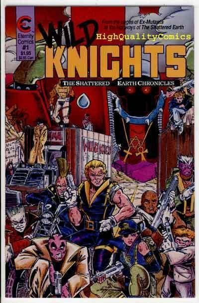 WILD KNIGHTS #1, Eternity, Evan Dorkin, 1988,Hanna, NM+