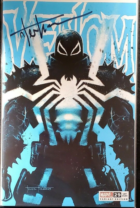 ?? Venom #29 SIGNED BY Kirkham TRADE  Variant W/ COA ?Crain virus knull