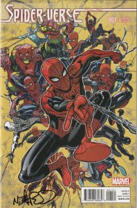 Spider-Verse # 1 Variant 1:25 Cover NM Marvel 2015 Signed Nick Bradshaw [S7]