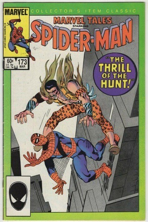 Marvel Tales #173 THE THRILL OF THE HUNT! FN+ KRAVEN APPEARANCE (1985)