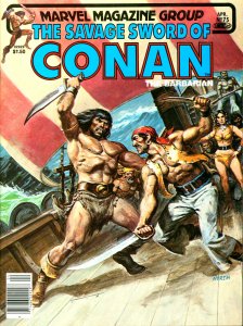 Savage Sword of Conan #75 Marvel Comics 1982 VF+