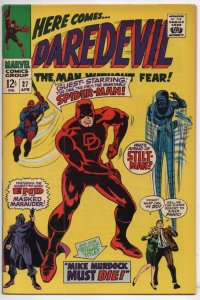 DAREDEVIL #27, VF/NM, Stilt-man Spider-man Gene Colan 1964 1967 more DD in store