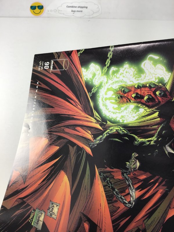 Spawn #90 (1999) McFarlane plot and cover