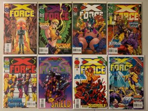 X-Force comics lot #41-80 + 2 annuals 38 diff avg 7.0 (1994-98)