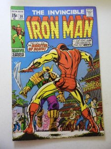 Iron Man #30 (1970) VG/FN Condition 1/4 spine split