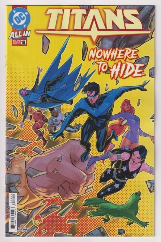 Titans #18 Cvr A Pete Woods (DC, 2024) NM