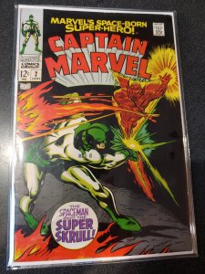 CAPTAIN MARVEL #2 HIGH GRADE HUMAN TORCH ISSUE