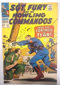 SGT.FURY 39 (Febuary 1967)  Dick Ayers nice VG-F