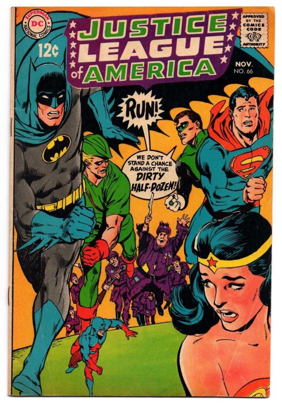 Justice League of America #66 (Nov 1968, DC) - Very Good+