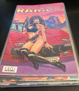 Wow! BIG RUN of *14* XXX/ADULT COMIX: RAMBA #1-14 (VF/NM)