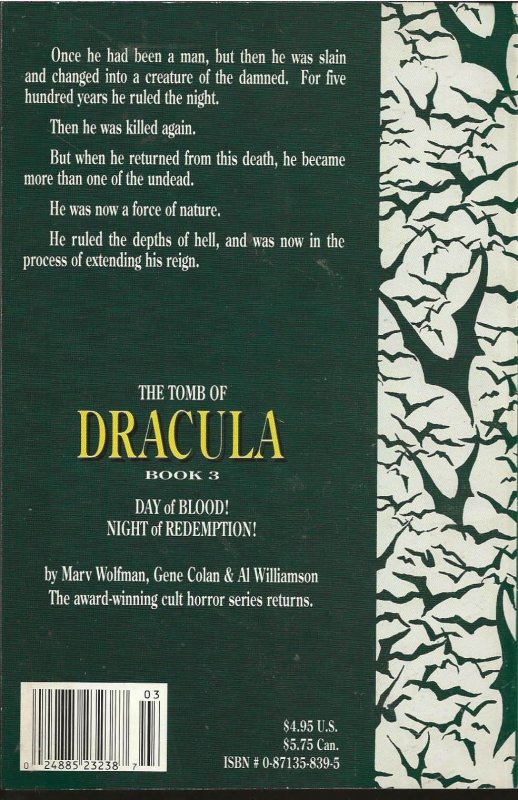 Tomb of Dracula #3 (1991) - NM