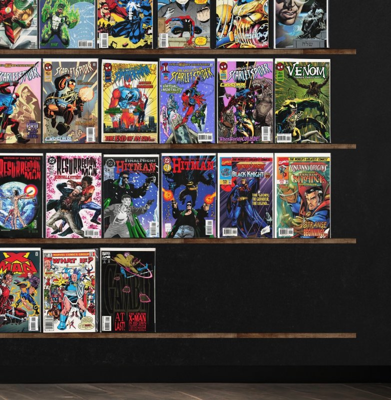 Huge Lot 140+ Comics with The Flash, Cable, X-Man, Resurrection Man & More!