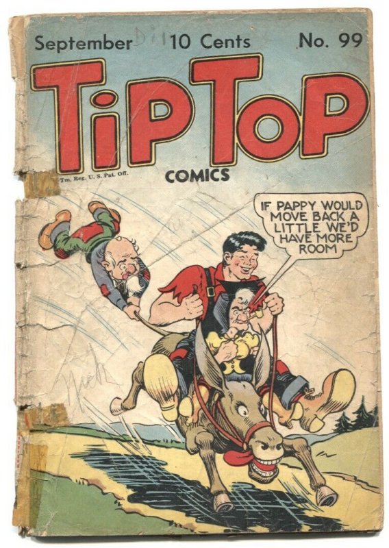 Tip Top Comics #99 1944- Mirror Man- Li'l Abner low grade 