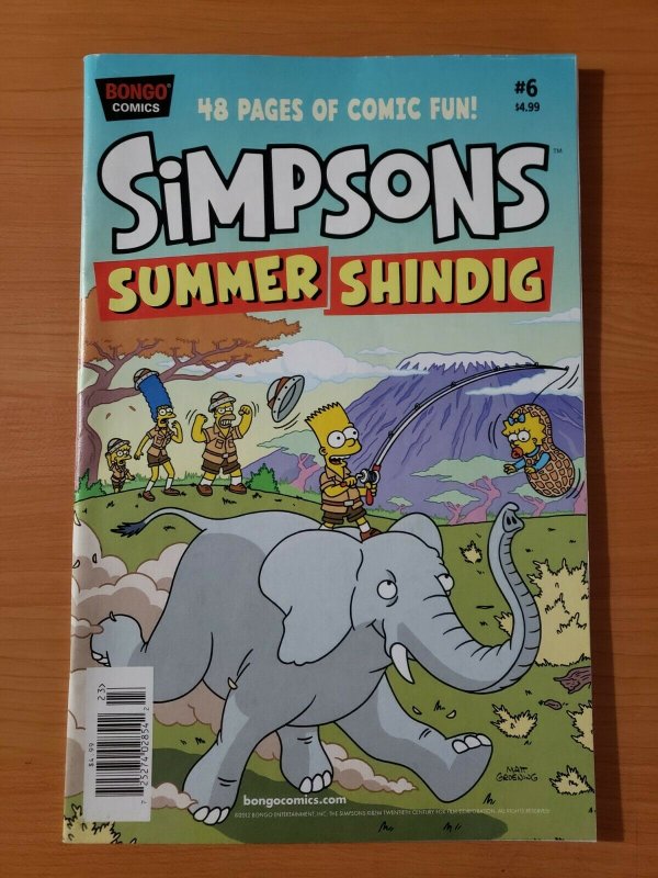 Simpsons Summer Shindig #6 ~ VERY FINE - NEAR MINT NM ~ 2012 Bongo Comics 