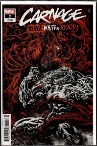 Carnage: Black, White & Blood #2 Hotz Cover (2021) Carnage