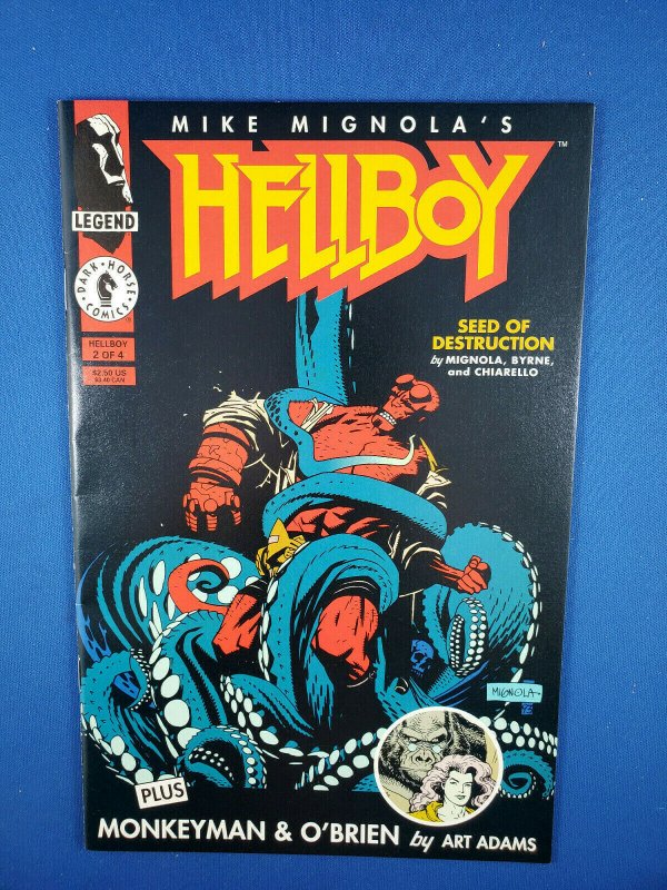 HELLBOY SEED OF DESTRUCTION 1-4 COMPLETE NM 1994