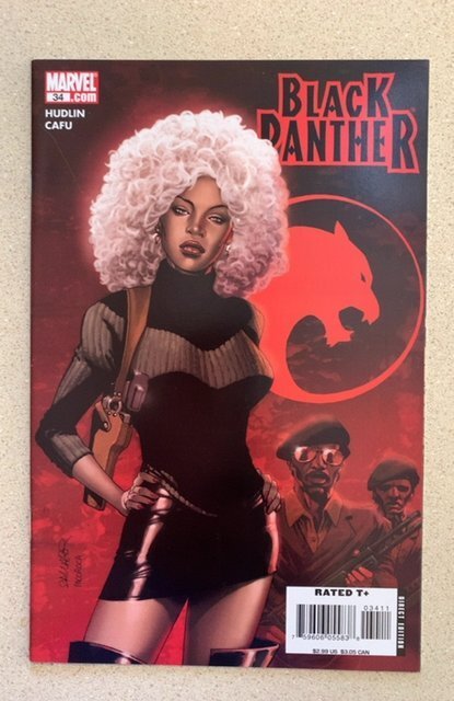 Black Panther #34 (2008) Reginald Hudlin Story Salvador Larroca Storm Cover