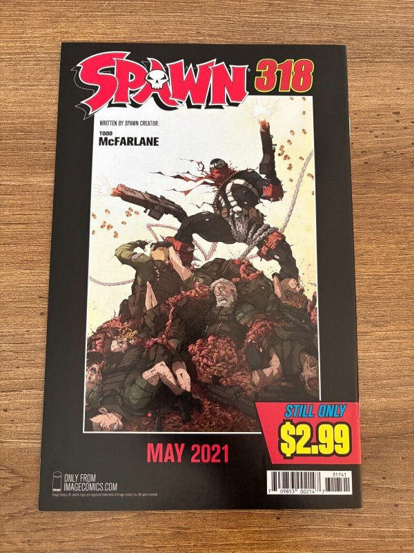 Spawn # 317 NM 1st Print Variant Image Comic Book McFarlane Clown Angela 6 J277